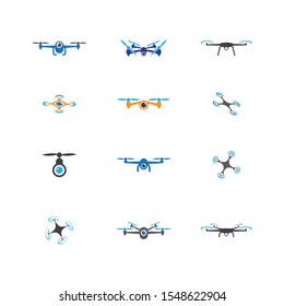 Drone symbol vector icon illustration design