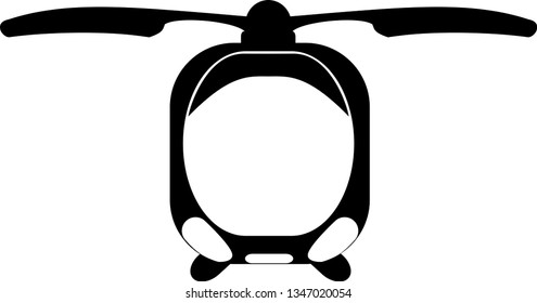 drone taxi smart mobility trend in future icon vector new technology