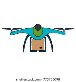 drone technology with box