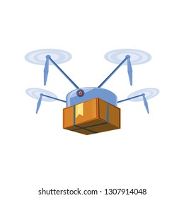 drone technology with box carton