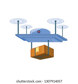 drone technology with box carton