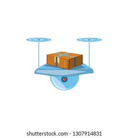 drone technology with box carton