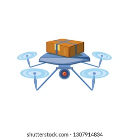 drone technology with box carton