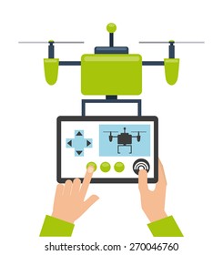 drone technology design, vector illustration eps10 graphic 