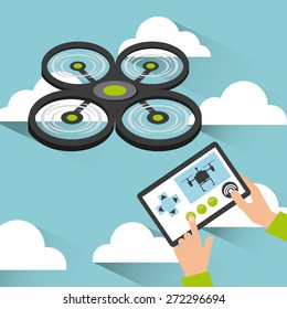 drone technology design, vector illustration eps10 graphic 