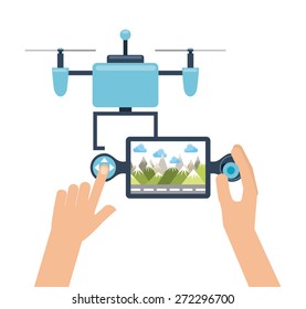 drone technology design, vector illustration eps10 graphic 