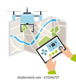 drone technology design, vector illustration eps10 graphic 