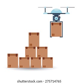 drone technology design, vector illustration eps10 graphic 