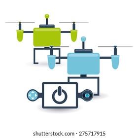 drone technology design, vector illustration eps10 graphic 