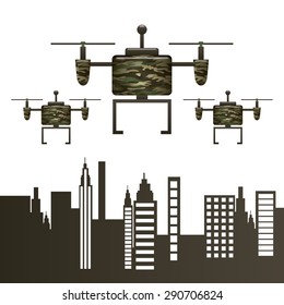 drone technology design, vector illustration eps10 graphic 