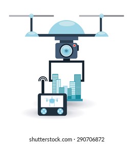 drone technology design, vector illustration eps10 graphic 