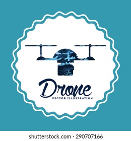 drone technology design, vector illustration eps10 graphic 