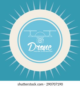 drone technology design, vector illustration eps10 graphic 