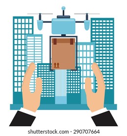 drone technology design, vector illustration eps10 graphic 