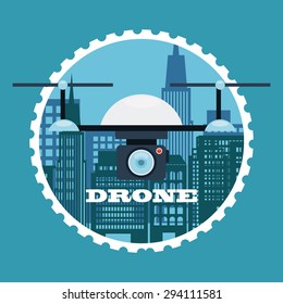 drone technology design, vector illustration eps10 graphic 