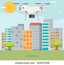 drone technology design, vector illustration eps10 graphic
