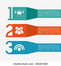 drone technology design, vector illustration eps10 graphic 