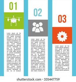 drone technology design, vector illustration eps10 graphic 