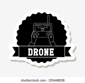 drone technology design, vector illustration eps10 graphic 