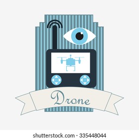 drone technology design, vector illustration eps10 graphic 