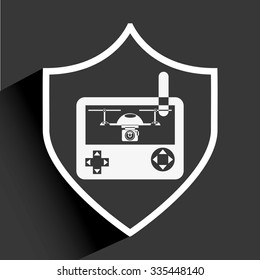 drone technology design, vector illustration eps10 graphic 