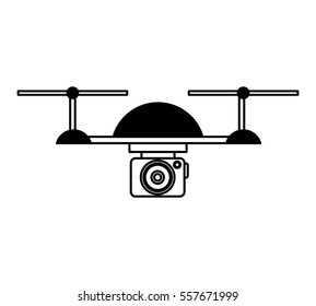 drone technology flying icon vector illustration design