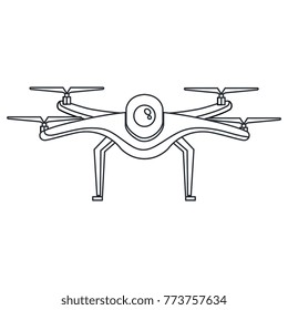 drone technology isolated icon