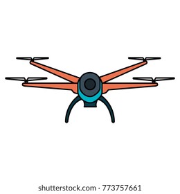 drone technology isolated icon