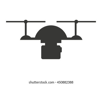 drone technology isolated icon design, vector illustration  graphic 