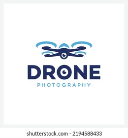 Plantilla de diseño de logotipo de tecnología de drones Vector gráfico de ilustraciones