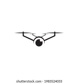 Drone technology logo design vector template