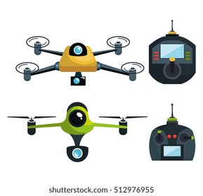drone technology modern icon