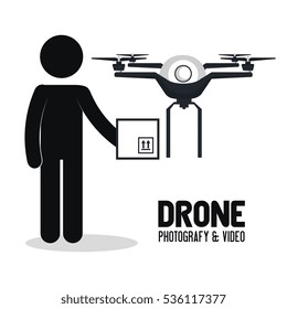 drone technology service icon