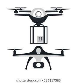 drone technology service icon