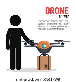 drone technology service icon