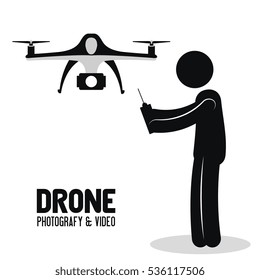 drone technology service icon