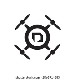 Drone themed concept vector design