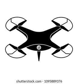 Drone toy silhouette icon
