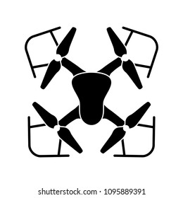 Drone toy silhouette icon