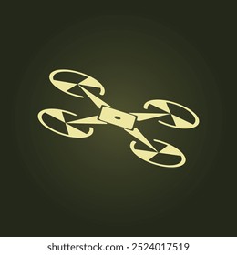 Drone trendy artwork surprising abstract vector illustration colorful useful design.eps