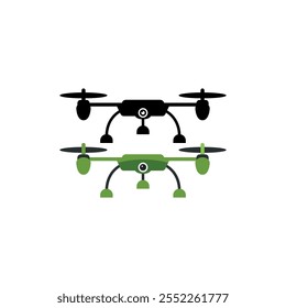Drone vector design element icon logo