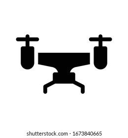 Drohnen-Vektorillustration-Symbol 