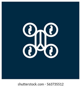 Drone vector icon