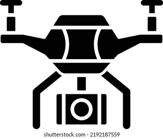 Drone vector icon. Can be used for printing, mobile and web applications.