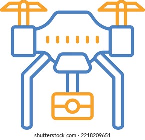 Drone vector icon. Can be used for printing, mobile and web applications.