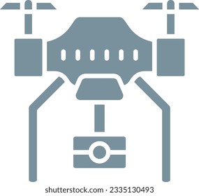 Drone vector icon. Can be used for printing, mobile and web applications.