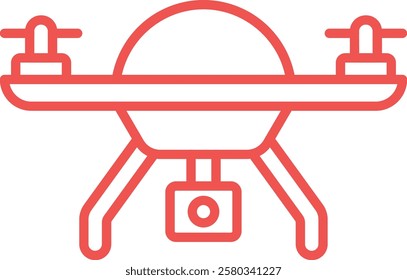 Drone vector icon. Can be used for printing, mobile and web applications.