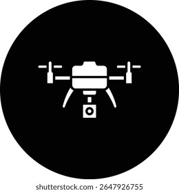 Drone vector icon. Can be used for printing, mobile and web applications.