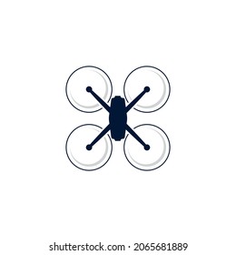 Drone vector icon design illustration template