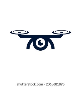 Drone vector icon design illustration template